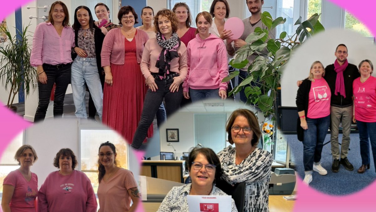 BCA Expertise (@bca_expertise) on Twitter photo #OctobreRose 🎗️ Chez <a href="/BCA_Expertise/">BCA Expertise</a>, nous sommes fiers de soutenir Octobre Rose et de sensibiliser à la lutte contre le cancer du sein. Nos salariés, en présentiel ou à distance, se sont unis pour la cause en portant du rose et en partageant un moment de solidarité. 🎀👚 #OctobreRose 🎗️ Chez <a href="/BCA_Expertise/">BCA Expertise</a>, nous sommes fiers de soutenir Octobre Rose et de sensibiliser à la lutte contre le cancer du sein. Nos salariés, en présentiel ou à distance, se sont unis pour la cause en portant du rose et en partageant un moment de solidarité. 🎀👚