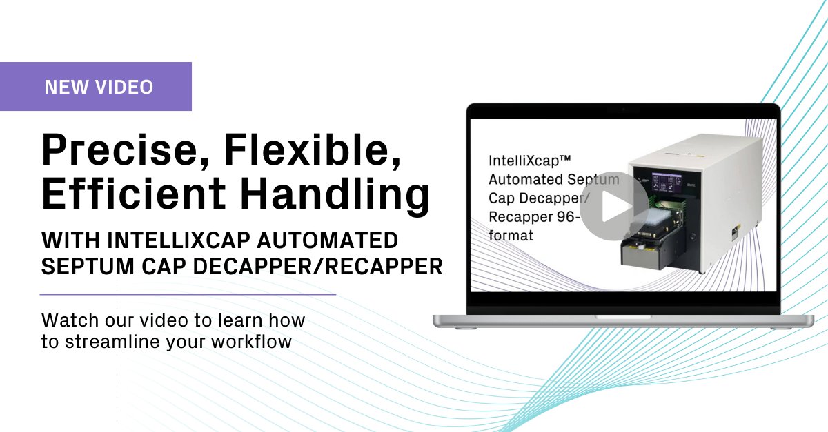 AzentaSciences's tweet image. Maximize efficiency with the IntelliXcap™ Automated Septum Cap Decapper/Recapper! This all-in-one instrument lets you cap, decap, and recap with precision. Watch the video to see how it can revolutionize your lab setup.
#Samplemanagement #samplestorage #sampletubes