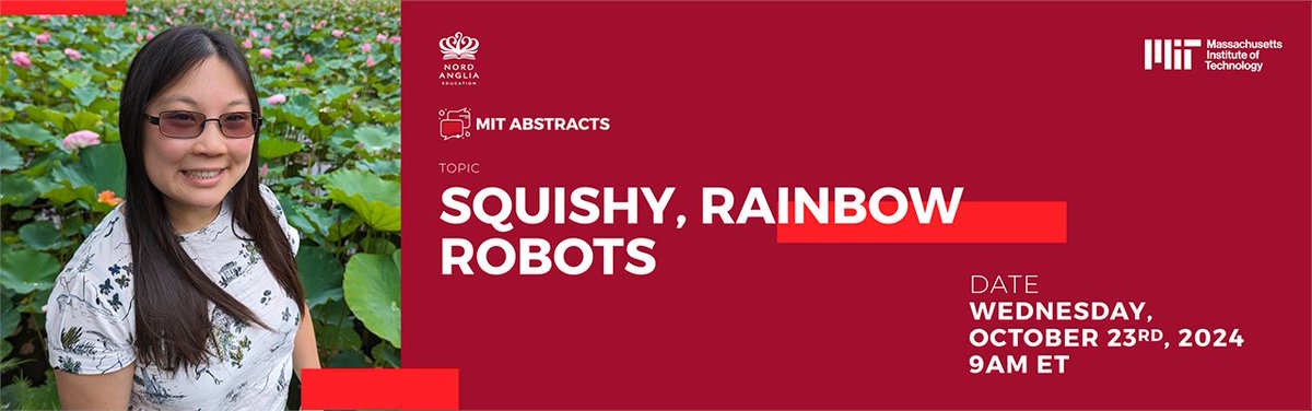 mit_nae's tweet image. Reminder to #MITNAETeachers! Register now for Sandra Liu's Abstract and tune in tomorrow! 🌈🤖 #MITNAE #robots #CSAIL
