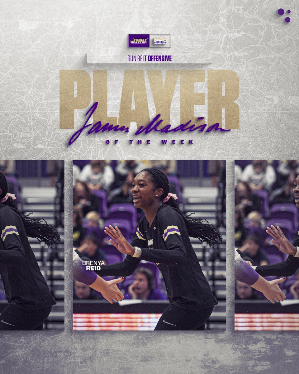 ALL CITIZENS OF BREE NATION 🫡

A 51-kill weekend against Coastal means Brenya Reid is your <a href="/SunBelt/">Sun Belt</a> Offensive Player of The Week once again!

#GoDukes