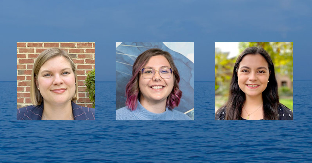 DESeaGrant's tweet image. ICYMI: Three #UDel students—Elizabeth Whitney, Caitlin Wilson, and Rachel Roday— have been named finalists for the 2025 class of the @SeaGrant #Knauss Fellowship through DESG! Learn more about the fellowship and finalists here: seagrant.noaa.gov/sea-grant-welc…