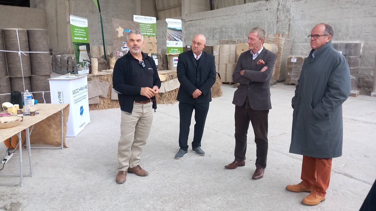 Prefet89's tweet image. ➡️Lauréate du plan #France2030 dans l’#Yonne,                       l'entreprise a pour ambition de construire la première usine européenne de transformation de paille.