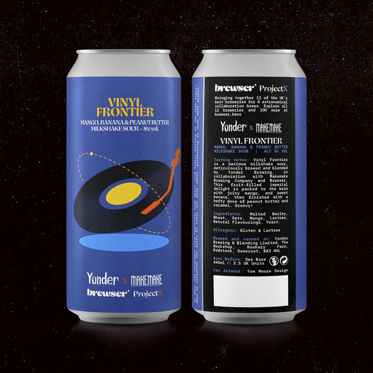 🚀 ProjectX: Vinyl Frontier 🚀

Have you secured your ProjectX box yet? If not… you’re going to want to! 🎉 Check out the label design for Vinyl Frontier, the first of six incredible brews featured in ProjectX 2024, our massive collab series with 12 breweries and the insanely