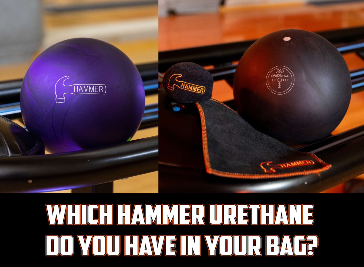 HammerBowling's tweet photo. Purple? Black 78D? There are no wrong answers here.
#HammerBowling #PurpleHammer #StillLegal #78D #BlackHammer #NothingHitsLikeAHammer ๐จ https://t.co/SOBNOgwXUg