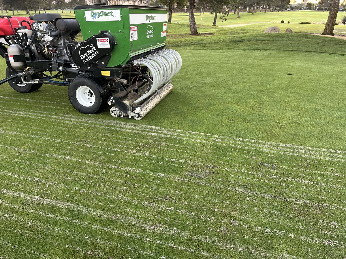 Brandon Williams (@lhrgrounds) on Twitter photo Great day of fall maintenance yesterday <a href="/LakehouseHotel/">Lakehouse Hotel</a> Tee box seeding and hollow tine on greens. Happy to have <a href="/DryJectSW/">DryJect Southwest</a> out today to pump in some fresh sand after a long summer #golf #resort #gcsaa <a href="/SD_GCSA/">San Diego GCSA</a> #sandiego Great day of fall maintenance yesterday <a href="/LakehouseHotel/">Lakehouse Hotel</a> Tee box seeding and hollow tine on greens. Happy to have <a href="/DryJectSW/">DryJect Southwest</a> out today to pump in some fresh sand after a long summer #golf #resort #gcsaa <a href="/SD_GCSA/">San Diego GCSA</a> #sandiego