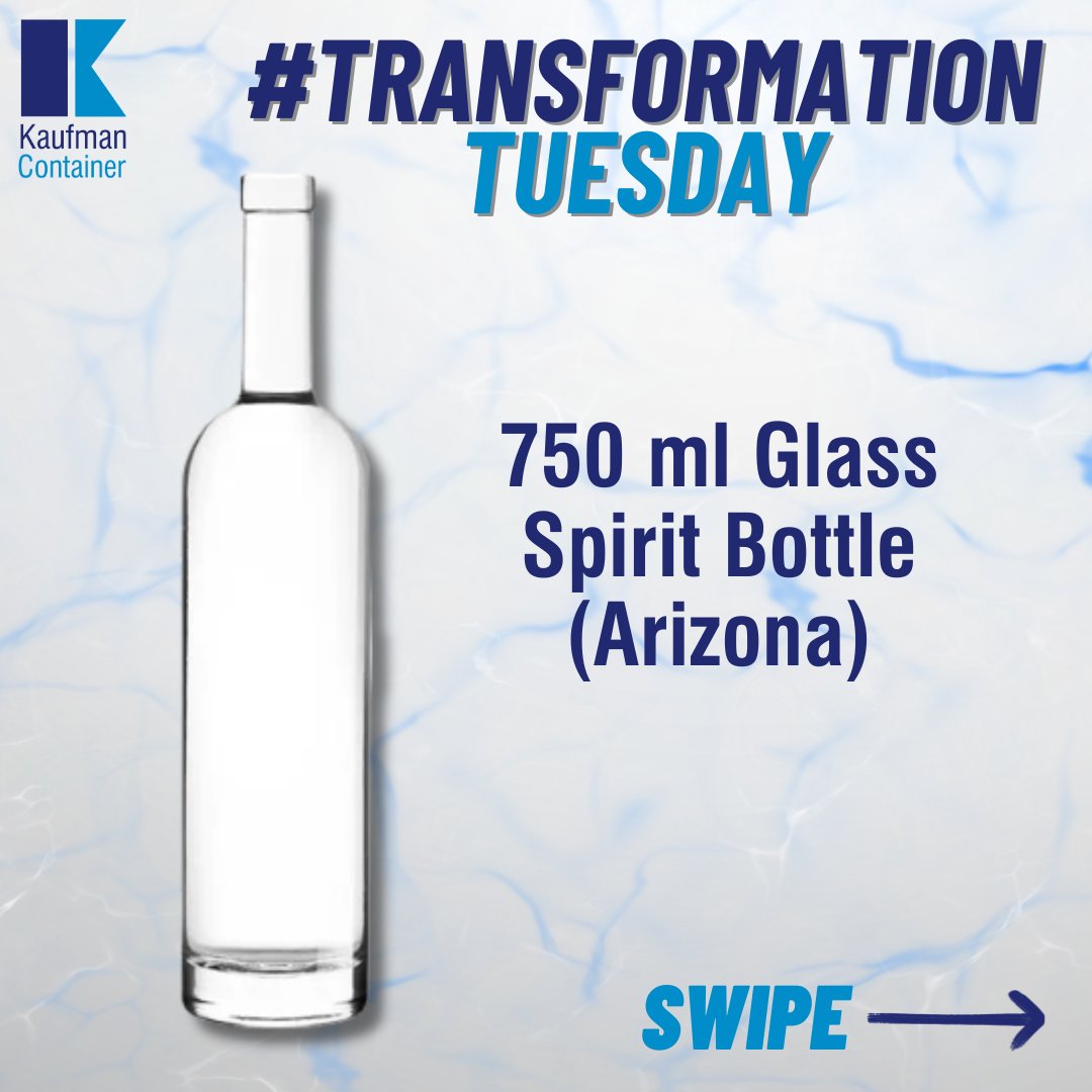 kaufmancont's tweet image. Today's #TransformationTuesday focuses on one of our most popular styles - the 750ml glass Arizona spirit bottle.

Swipe to see the transformation decorated in-house at Kaufman Container 💙 

#Packaging #PackagingTransformation #PackagingDesign #Decoration #Cleveland