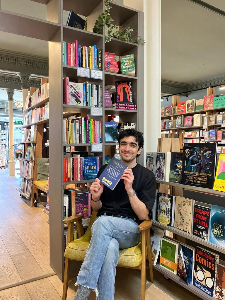Katrina Smedley (@katrinaannes) on Twitter photo A lovely whistle-stop tour of Edinburgh celebrating the completely brilliant #Hermit and making <a href="/ChrisMcQueer_/">Chris McQueer</a> sit in bookshops and smile 📚
100/10! Would recommend you all read! A lovely whistle-stop tour of Edinburgh celebrating the completely brilliant #Hermit and making <a href="/ChrisMcQueer_/">Chris McQueer</a> sit in bookshops and smile 📚
100/10! Would recommend you all read!