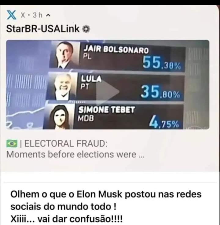 Tirem suas conclusões.