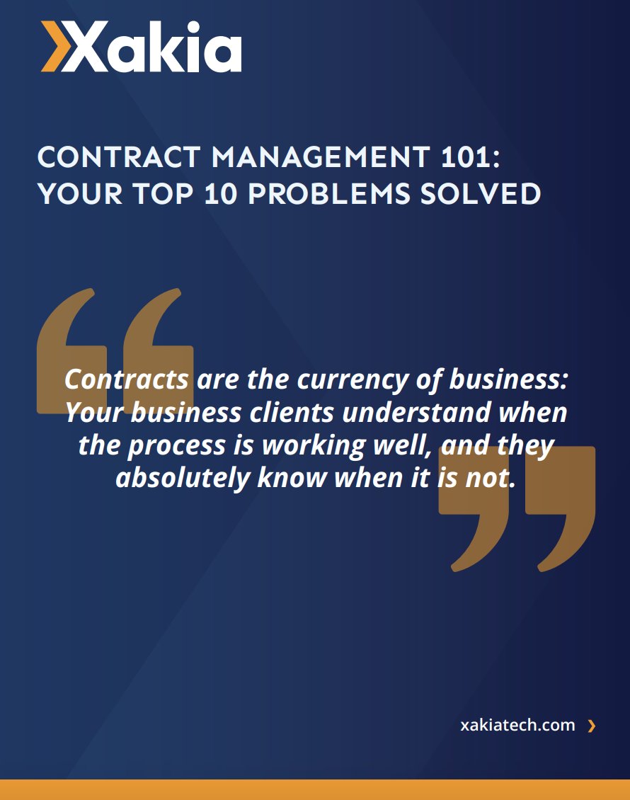 Contracts got you tangled up? Let’s fix that!

With our #ContractManagement 101 white paper, you’ll discover the Top 10 ways to simplify the process, minimize risks, and boost efficiency.

📄 Download now and turn contract chaos into streamlined success: hubs.ly/Q02VjV4s0