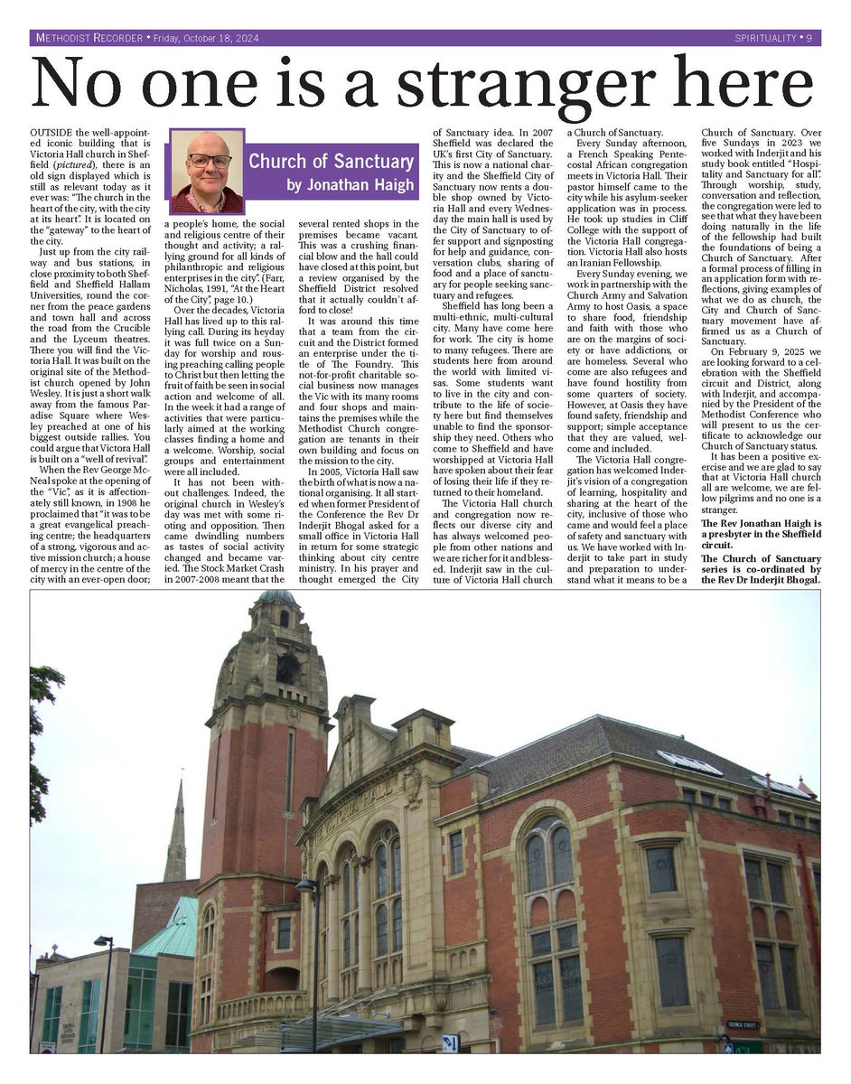 Sheffield Methodist District tweet media