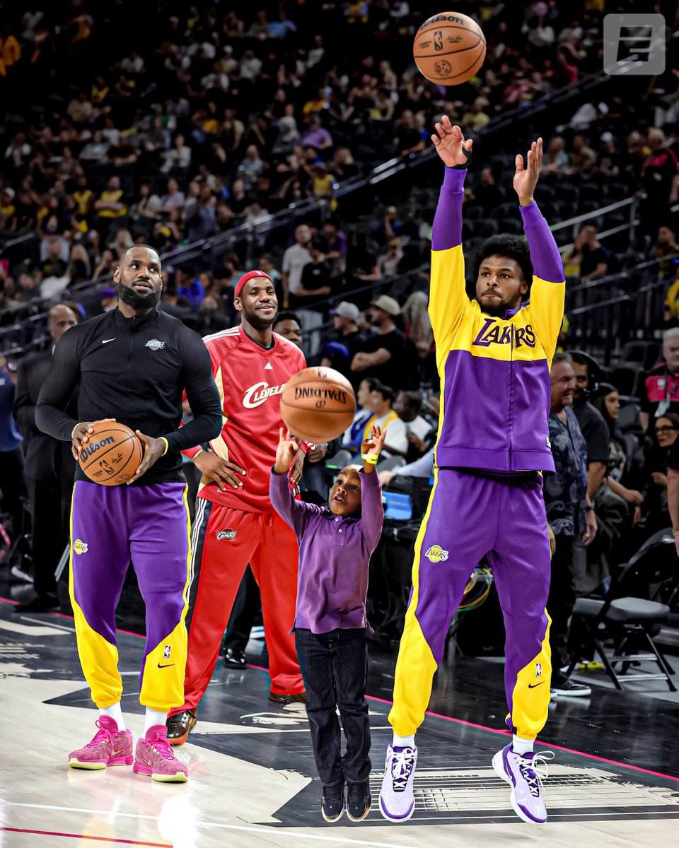 FAMILY BUSINESS 👑

<a href="/KingJames/">LeBron James</a> and <a href="/BronnyJamesJr/">Bronny</a> start their first season as teammates 🤝