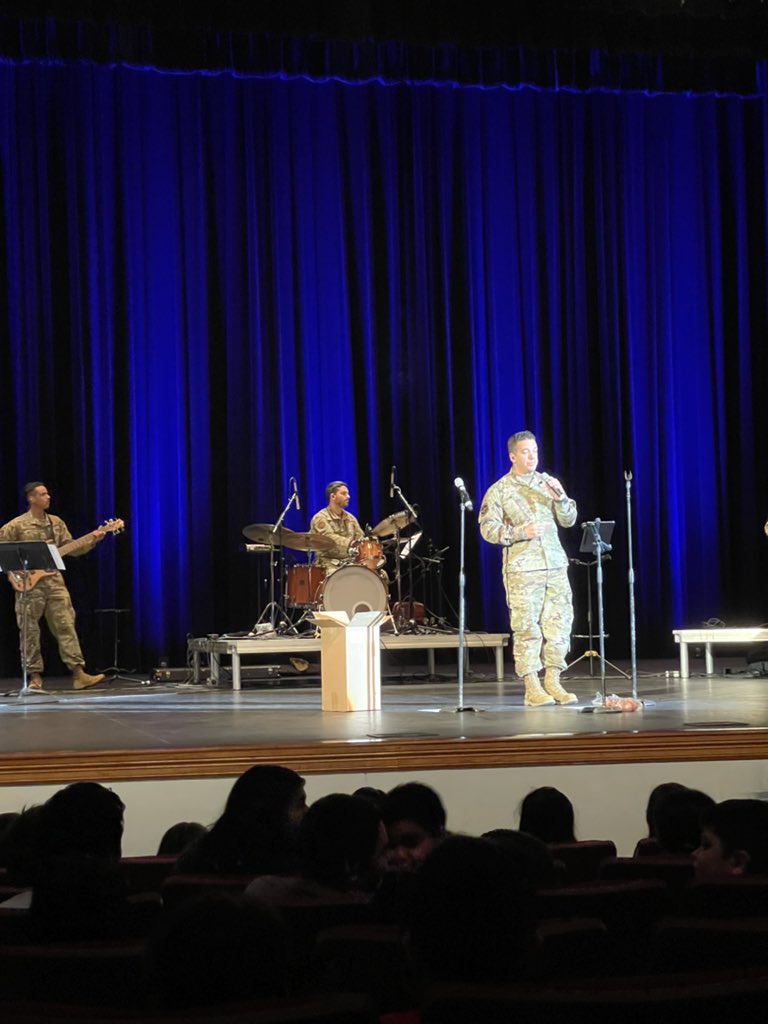 Red Ribbon week concert from Air Force band of the west.