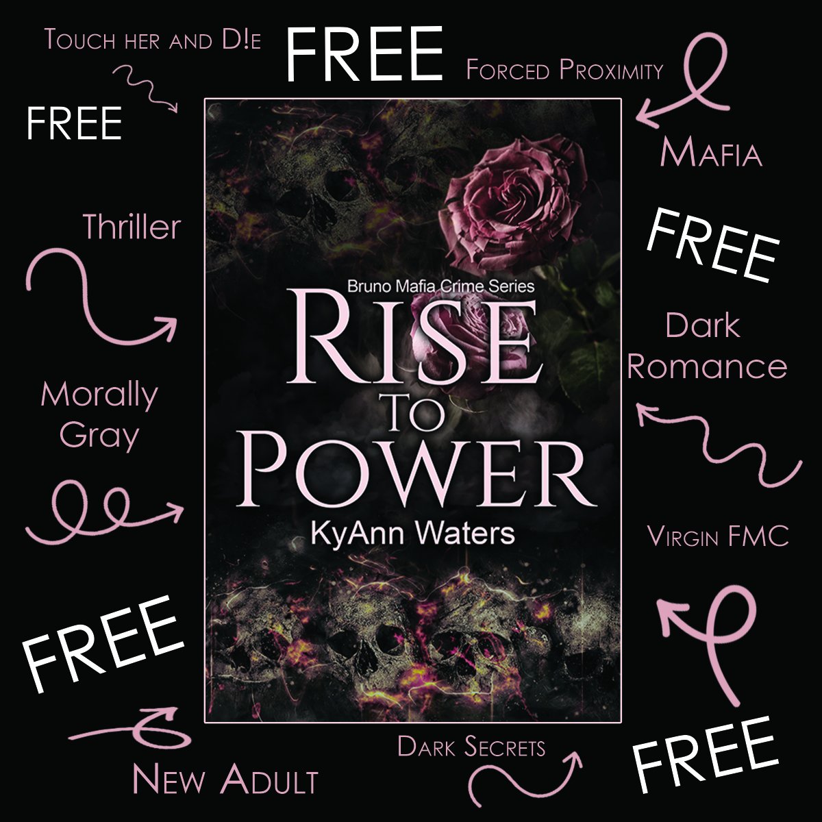 KyAnnWaters's tweet photo. Want more #Free dark and dirty mafia smut?
Yeah baby! Today is #romancebookblast day! Get Rise To Power!
https://t.co/br0uECG8NH 
and then pop over to https://t.co/gUFBY1QL9u and fill your eReader!
#DarkRomanceReads #mafiaromance https://t.co/hcXf737Sqd