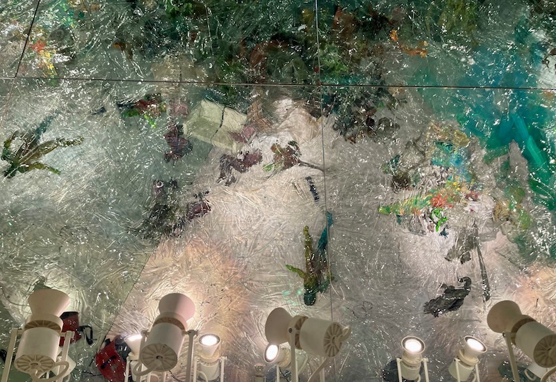 Samara Golden’s Simulated Landscapes at Nasher Sculpture Center

by Trey Burns // Oct. 8, 2024
In a darkened lower gallery of the Nasher Sculpture Center, a purpose-built ramp leads visitors to the edge of an architectural  Ex. from berlinartlink.com rfr.bz/tnpudml