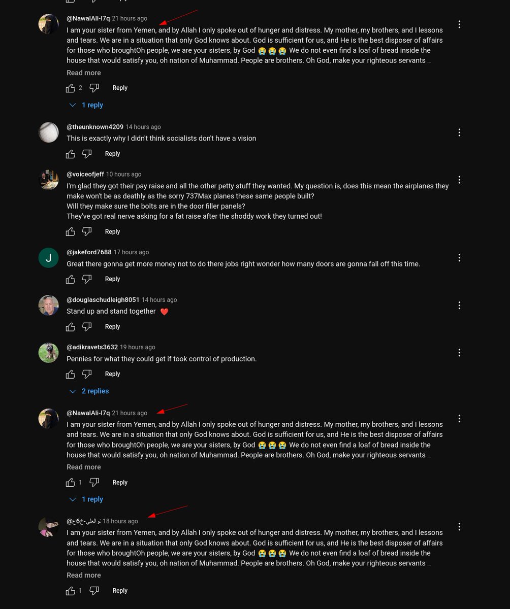 Pro tip - If you're about to implement a propaganda bot make sure to track the links you traverse in some sort of graph like structure. Double posting same message like this makes it look less credible