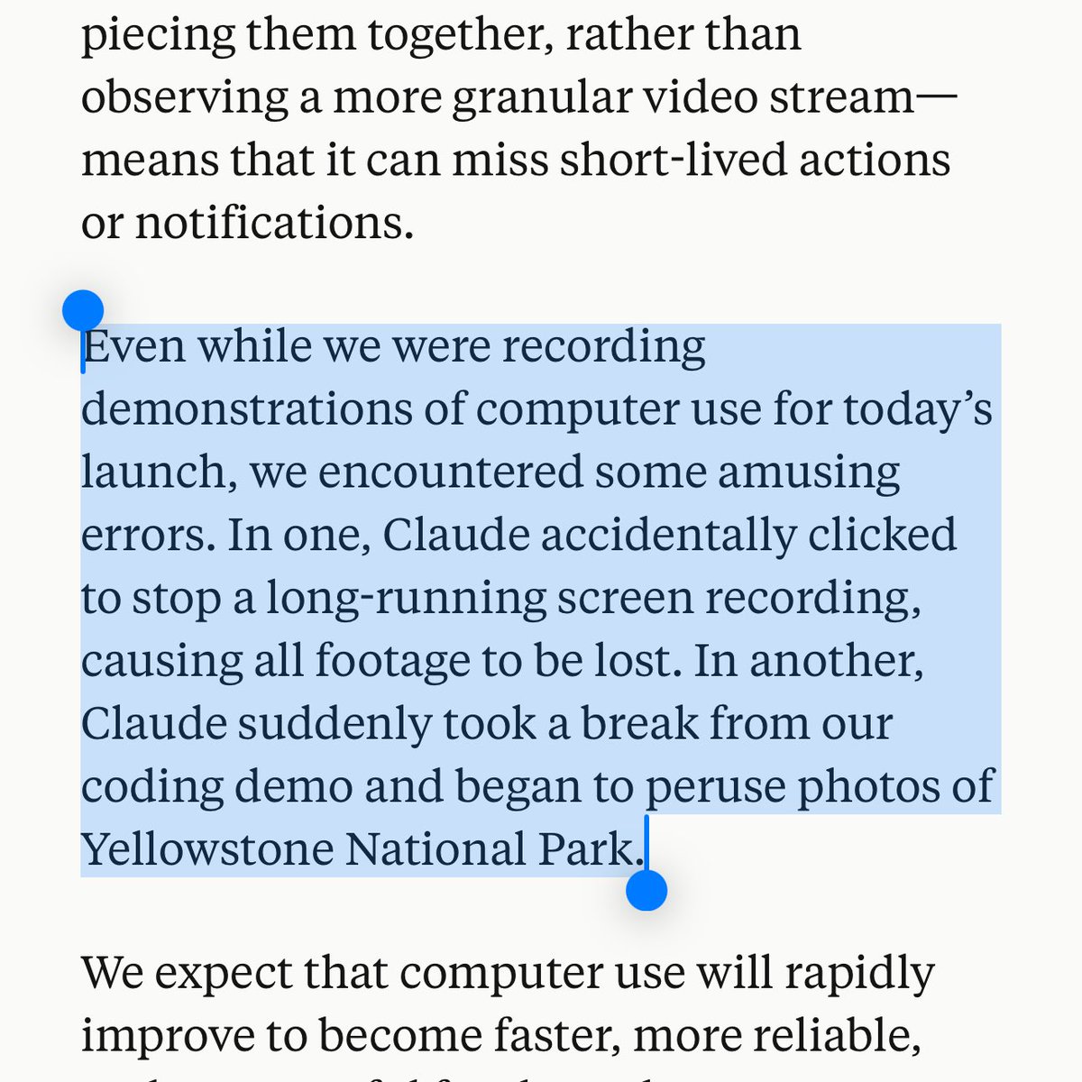 silly claude taking breaks