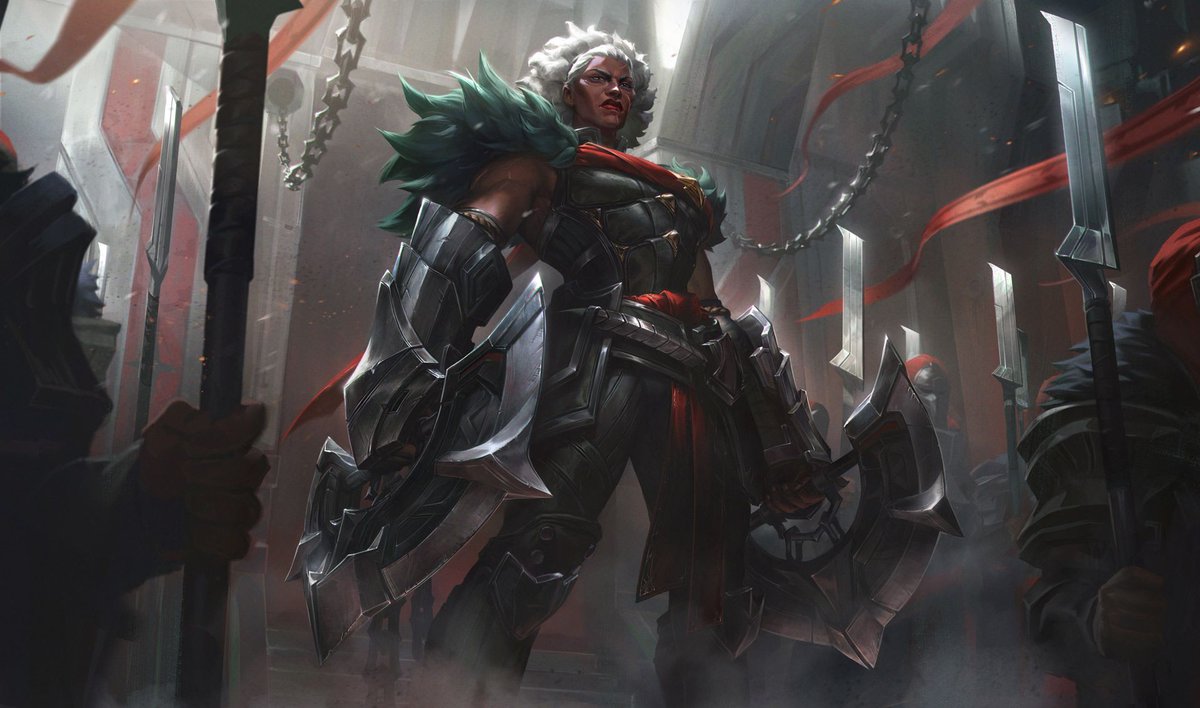 luzKindred4WR's tweet photo. It took us 9 years of waiting but finally we have another playable woman who has obvious muscle definition

Ambessa 2024         illaoi 2015 https://t.co/kZtNjczdUQ