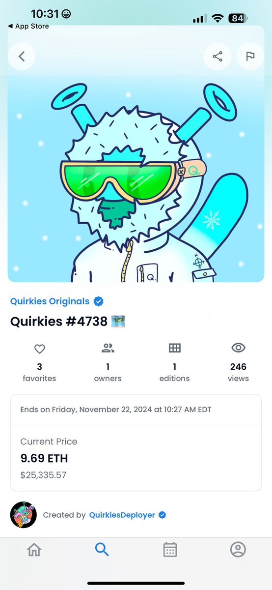 QUIRKIES are back on <a href="/opensea/">OpenSea</a>  

Shoutout to <a href="/OneAndOnlyPapii/">Papii</a>  &amp; <a href="/SyntribosStable/">Syn</a>  who never stop 

QUIRKS ON <a href="/opensea/">OpenSea</a> &amp; <a href="/MagicEden/">Magic Eden 🪄</a> 

Floor is 🔥🔥🔥 and only 2 1:1’s listed