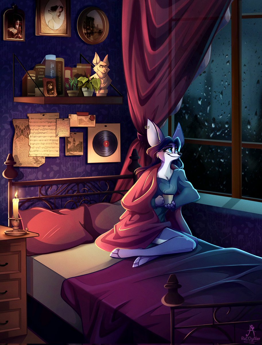 reddyalex69's tweet photo. Rainy Day🌧 
#art #digitalart #illustlation #wolf #Wolves #autumn2024 #fall #ArtistOnX #artist https://t.co/dyWJYQvYCu