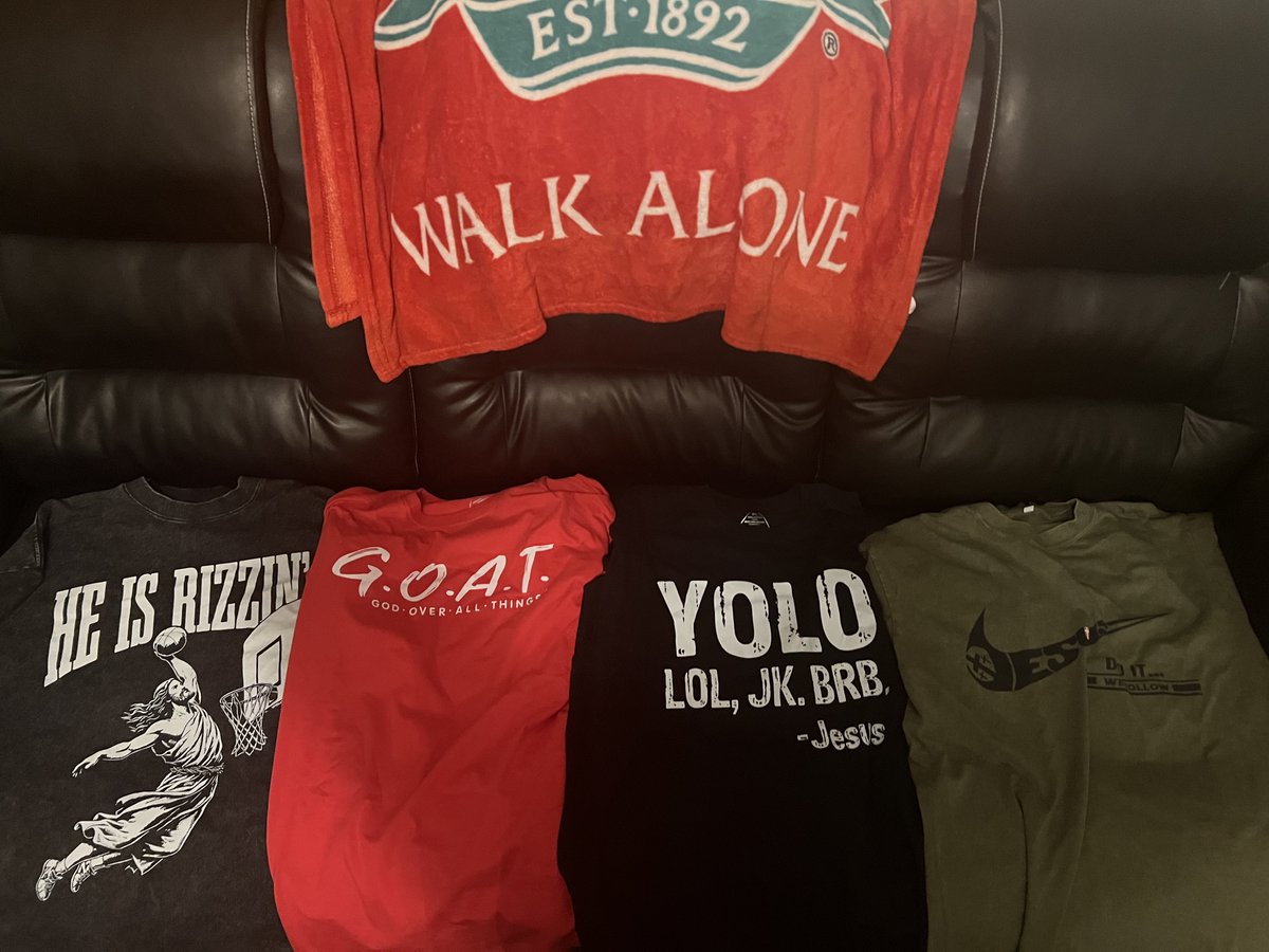 coachcolton's tweet photo. My shirts came in while I was away!
#HEisKING https://t.co/kCoSc9R8CD