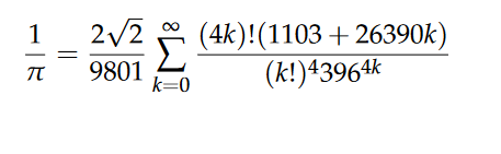 pmarsupia's tweet photo. Si Dios existe, ¿quién ha sido el ser humano que ha estado más cerca de Dios?

Lo tengo clarísimo: Srinivasa Ramanujan. Publicó centenares de fórmulas que NO sabía demostrar. Décadas después se va probando q son Verdad.

Ejemplo: fórmula para calcular número pi.  🤯 https://t.co/SrGRzisUxE