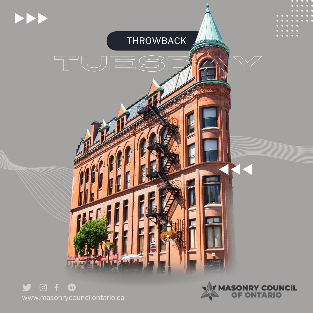 Built in 1892, the Gooderham Building also known as the Flat Iron Building, sits on the eastern edge of Toronto’s Financial District. This red brick building designed in Romanesque &amp; Gothic Revival style was built for former Bank of Toronto President, George Gooderham.