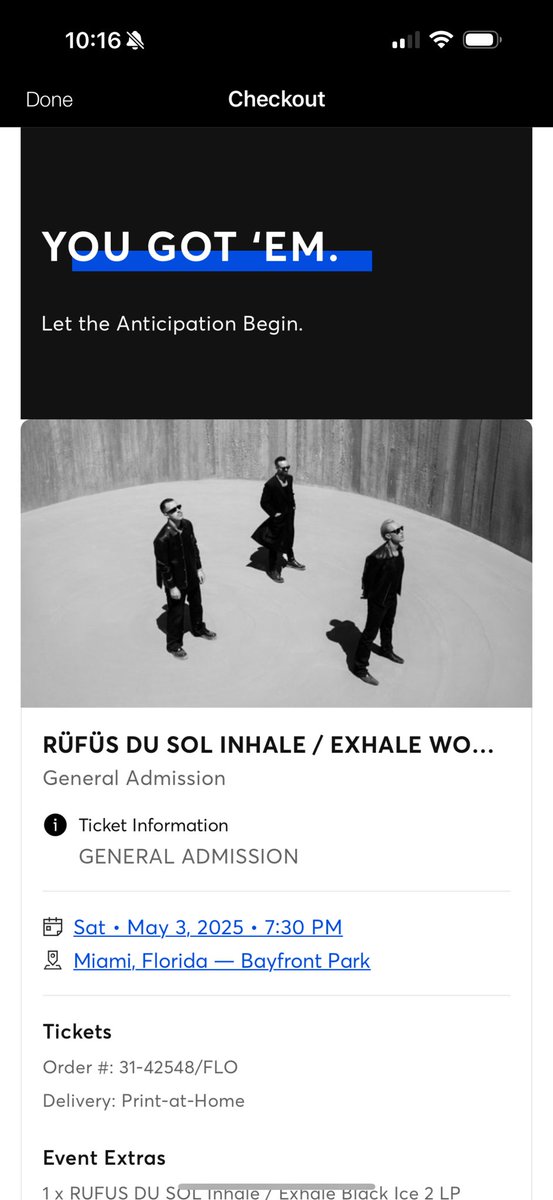 Party in Miami with <a href="/RufusDuSol/">RÜFÜS DU SOL</a> 😝