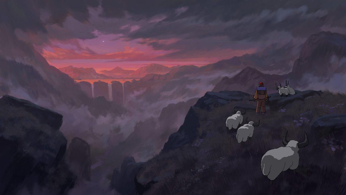 joeypoolart's tweet image. A new illustration! Part of my Shepherd&apos;s Journey series