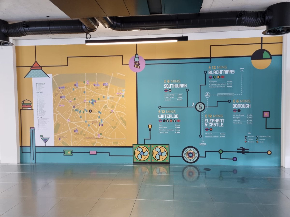 findtoucan's tweet image. It&apos;s all in the design...

Take a look at the stunning floor plans we recently installed, brought to life with digitally printed wallpaper. These designs reflect the future of workspaces, where innovation and creativity seamlessly blend.

#workplaceinnovation #digitallyprinted