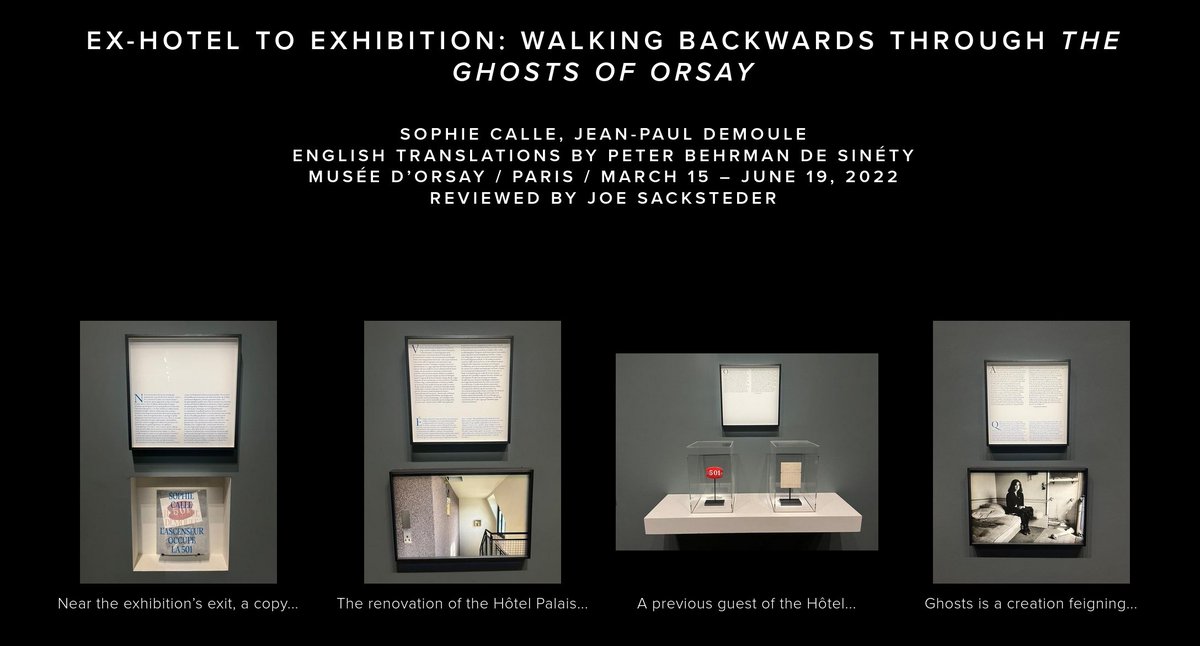 Always Crashing (@acrashing) on Twitter photo "A creation feigning confusion about the nature of its own creator"
New today: "Ex-Hotel to Exhibition: Walking Backwards Through The Ghosts of Orsay" by Joe Sacksteder (<a href="/JoeSacksteder/">Joe Sacksteder</a>), a review (or *is it*??)
alwayscrashing.com/current/2024/1… "A creation feigning confusion about the nature of its own creator"
New today: "Ex-Hotel to Exhibition: Walking Backwards Through The Ghosts of Orsay" by Joe Sacksteder (<a href="/JoeSacksteder/">Joe Sacksteder</a>), a review (or *is it*??)
alwayscrashing.com/current/2024/1…