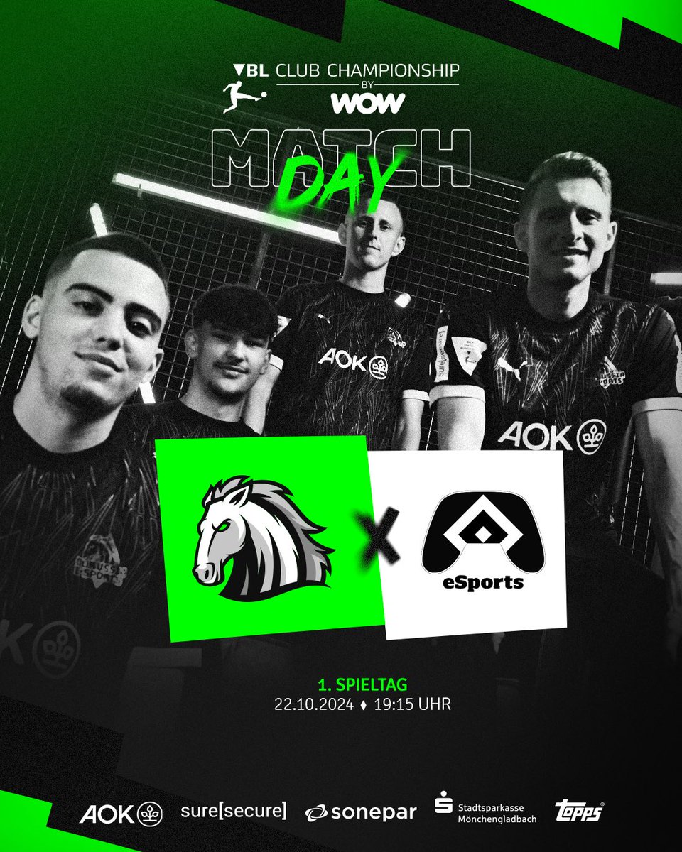 Borussia-E-Sports (@borussia_esport) on Twitter photo Wir starten heute in die neue <a href="/vbl_official/">VBL | WOW VIRTUAL BUNDESLIGA</a> Saison! 💥🎮
Um 19:15 Uhr geht es am 1. Spieltag gegen den <a href="/HSVeSports/">HSV eSports</a>!
Natürlich live auf Twitch! 📺
#borussia #dieFohlen #unzähmbar #vblcc Wir starten heute in die neue <a href="/vbl_official/">VBL | WOW VIRTUAL BUNDESLIGA</a> Saison! 💥🎮
Um 19:15 Uhr geht es am 1. Spieltag gegen den <a href="/HSVeSports/">HSV eSports</a>!
Natürlich live auf Twitch! 📺
#borussia #dieFohlen #unzähmbar #vblcc