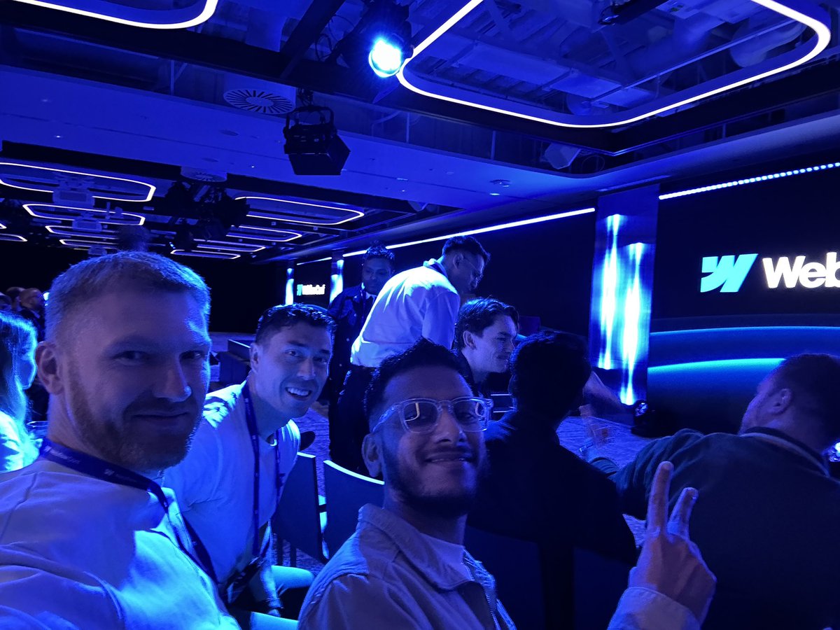 After 5 years of working remote, I finally met two of my incredible colleagues in person <a href="/webflowconf/">Webflow Conf</a> London.

While the conference was great, the best part was putting faces to names &amp; realizing the people you've collaborated with for years are even cooler in real life.