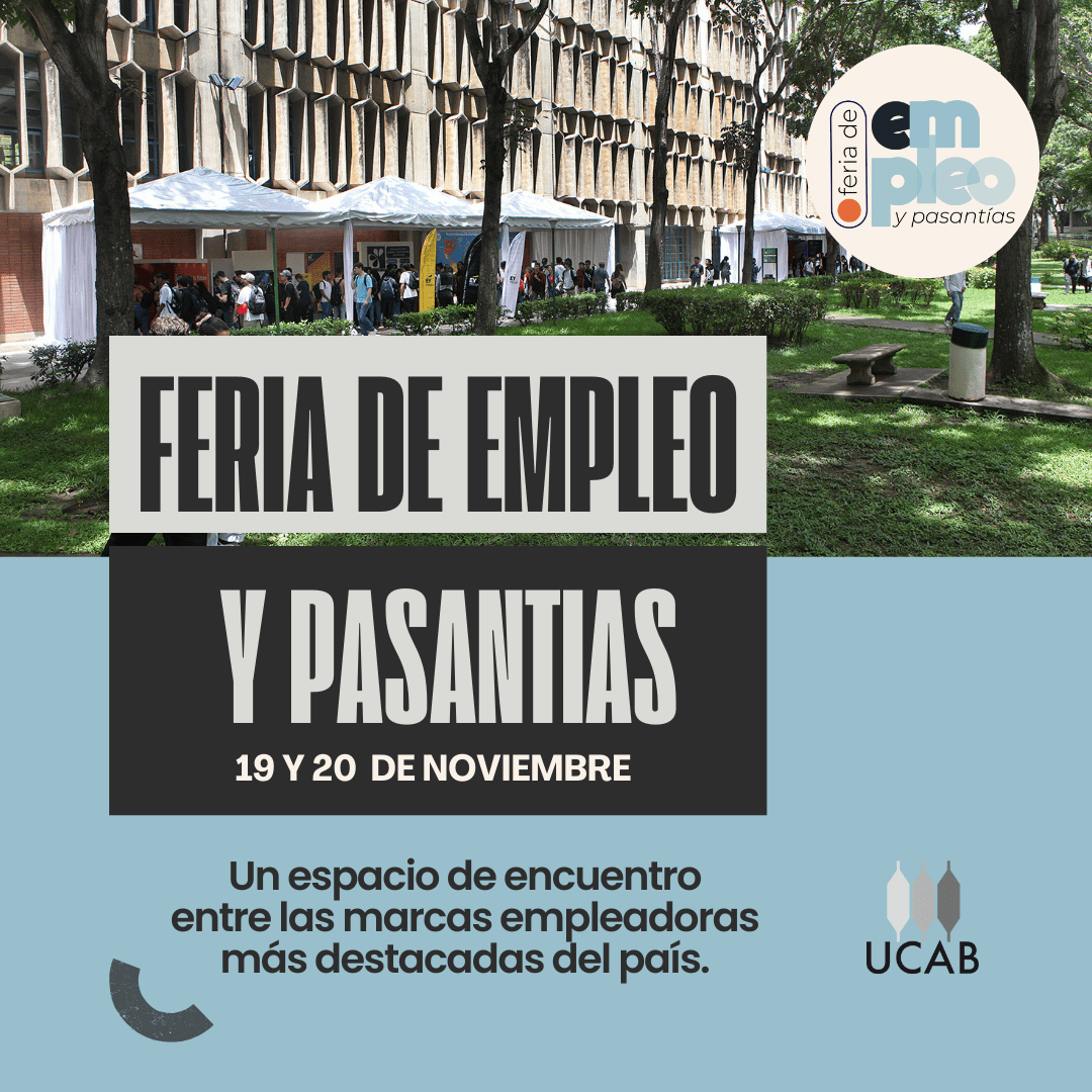 elucabista's tweet photo. Del #19Nov al #20Nov La UCAB apoya el desarrollo del sector productivo con su Feria de #Empleo y #Pasantías. Las empresas participantes mostrarán sus ofertas a los nuevos profesionales #ucabistas.
@Egresados_Ucab #Empleabilidad
#QSWUR #LatinAmerica
Lee+➡️https://t.co/jX1ERMybYh https://t.co/fwxZVrsvch