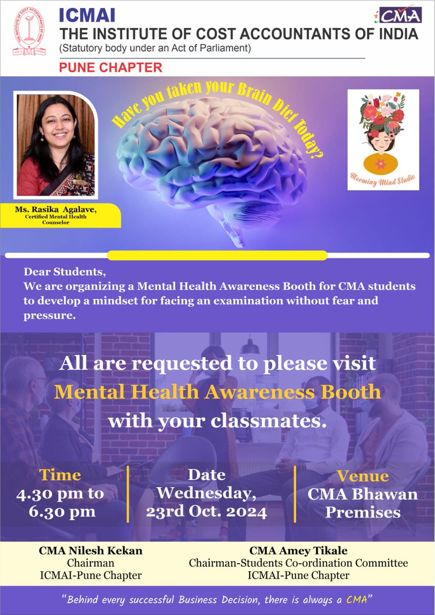 The Institute of Cost Accountants of India Pune tweet media