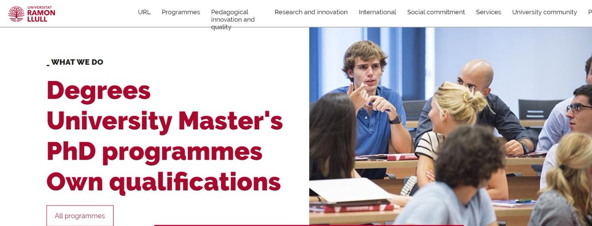 The “Universitat Ramon Llul (URL)” and CCST will start a program of linguistic collaboration that aims to develop practical skills of students of both universities in English language or/and Spanish for the students of the BSc in English Language and Literature.