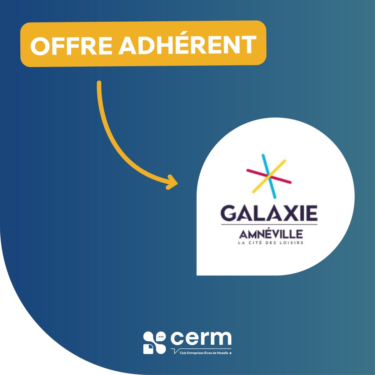 🎁 [Les offres de nos adhérents] 🎁

🎶 Nous sommes ravis d'annoncer que notre adhérent le Galaxie d'Amnéville vous propose une offre découverte :

10% sur le 1er concert en hospitalité 🪩

Pour plus d'informations 👉 buff.ly/3EVxxUB

Offre réservé à nos adhérents ✨