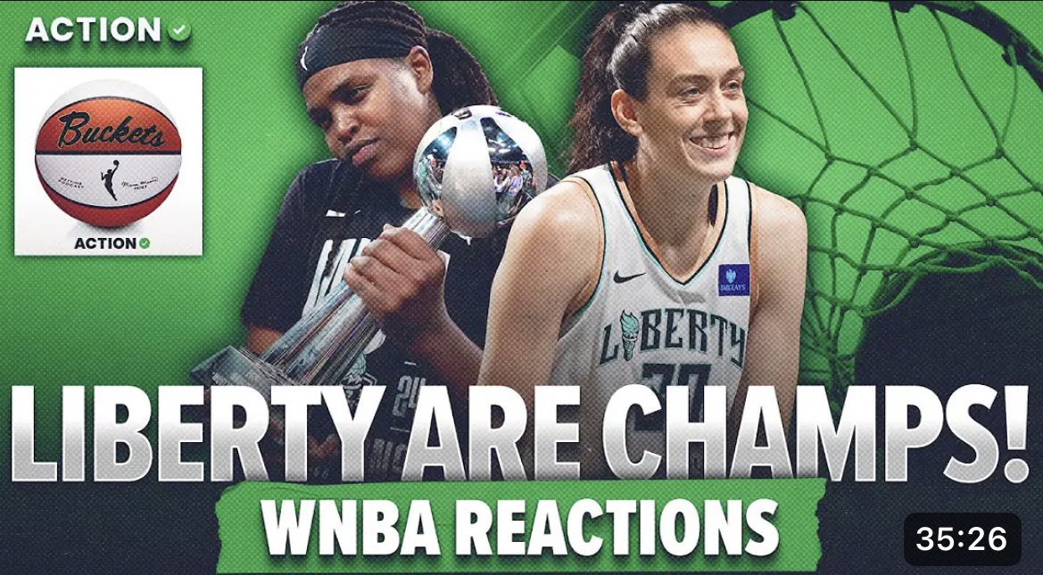 Thanks to our entire <a href="/ActionNetworkHQ/">Action Network</a> crew and producer <a href="/D_Payne101/">David Payne</a> for making this season of Buckets #WNBA such a success! We did 52 episodes, up from 34 last year.

Listen to our finals recap wherever you get your pods or watch here: youtu.be/c86JtJPDUv4?si…