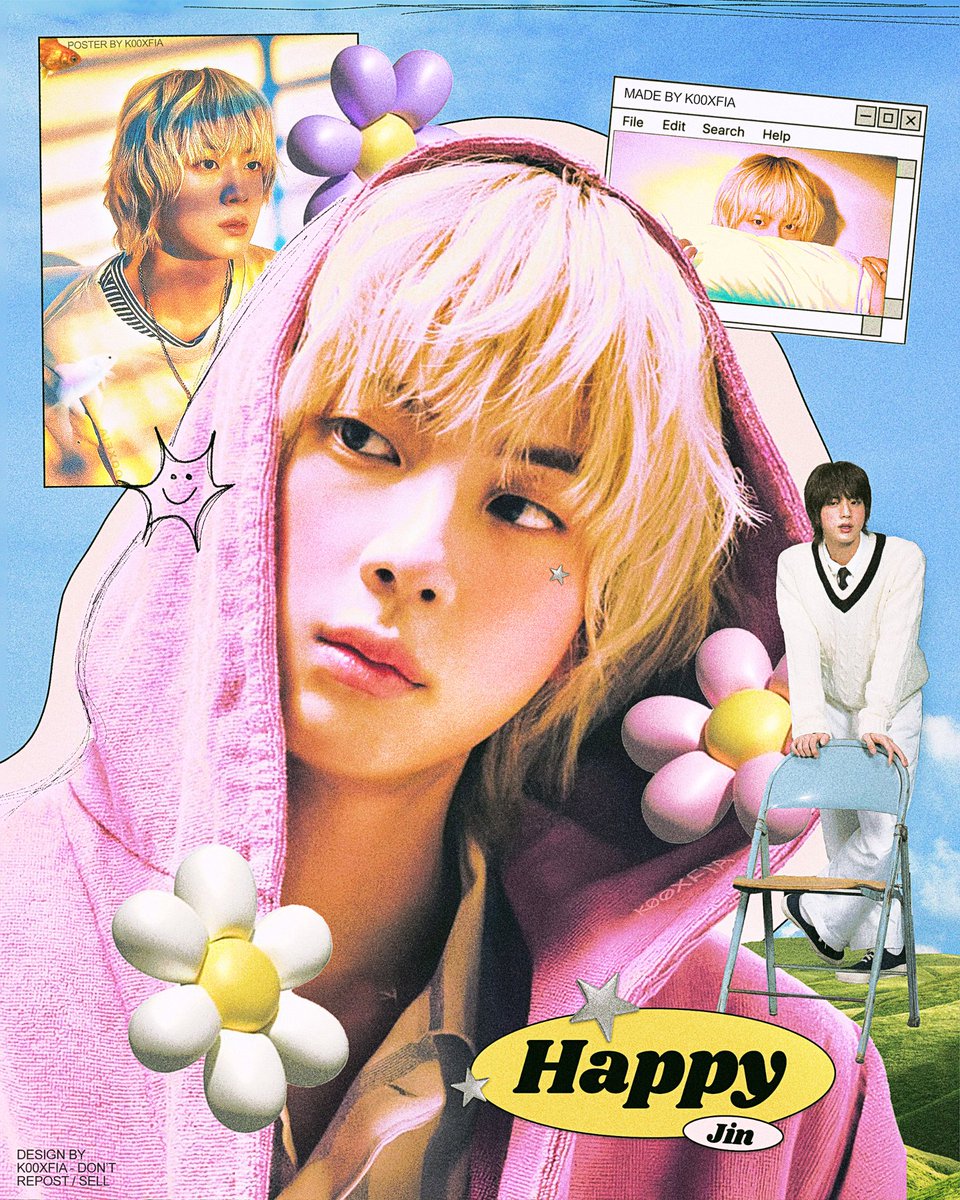 — HAPPY 🩷🫧 #JIN