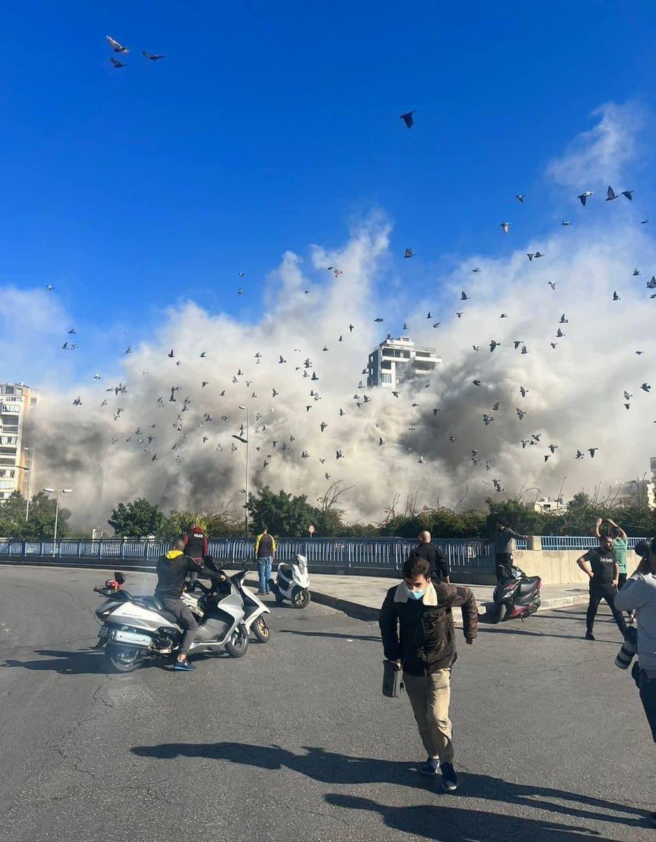 In the heart of Lebanon’s capital, Beirut, today.