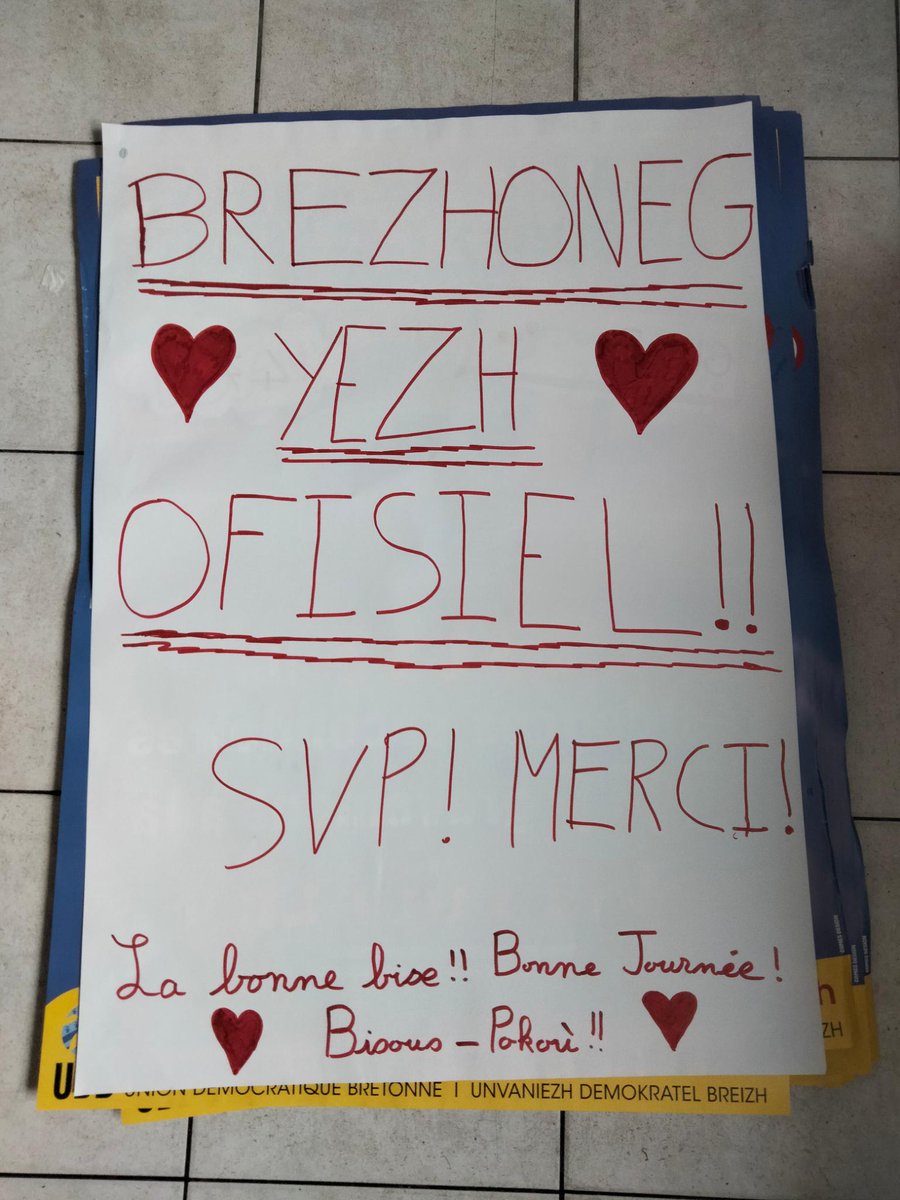Excusez nous du dérangement <a href="/gouvernementFR/">Gouvernement</a> et <a href="/Conseil_constit/">Conseil constit</a>, si vous avez 5 minutes et que ça ne vous dérange pas trop on aimerait éventuellement que le breton soit officialisé 🙏 Mais vraiment, que si ça vous dérange pas ! D'avance merci ! Pokoù Pokoù 😘😇 Cordialement !