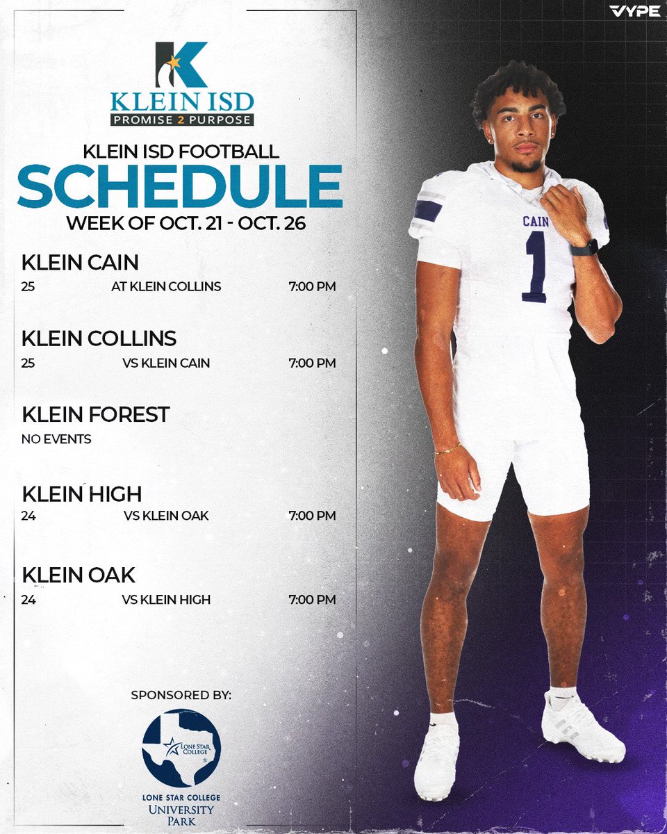 This week in Klein Football 🏈