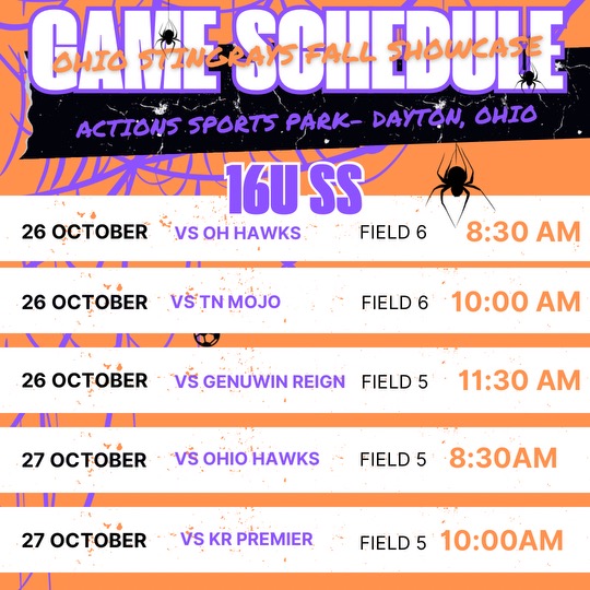 Headed to Dayton, Ohio for some more fall ball! #wascodiamonds16USS #22 <a href="/strickerwasco/">Wasco Diamonds 16U SS</a> <a href="/coach2morrow/">Coach Morrow</a>