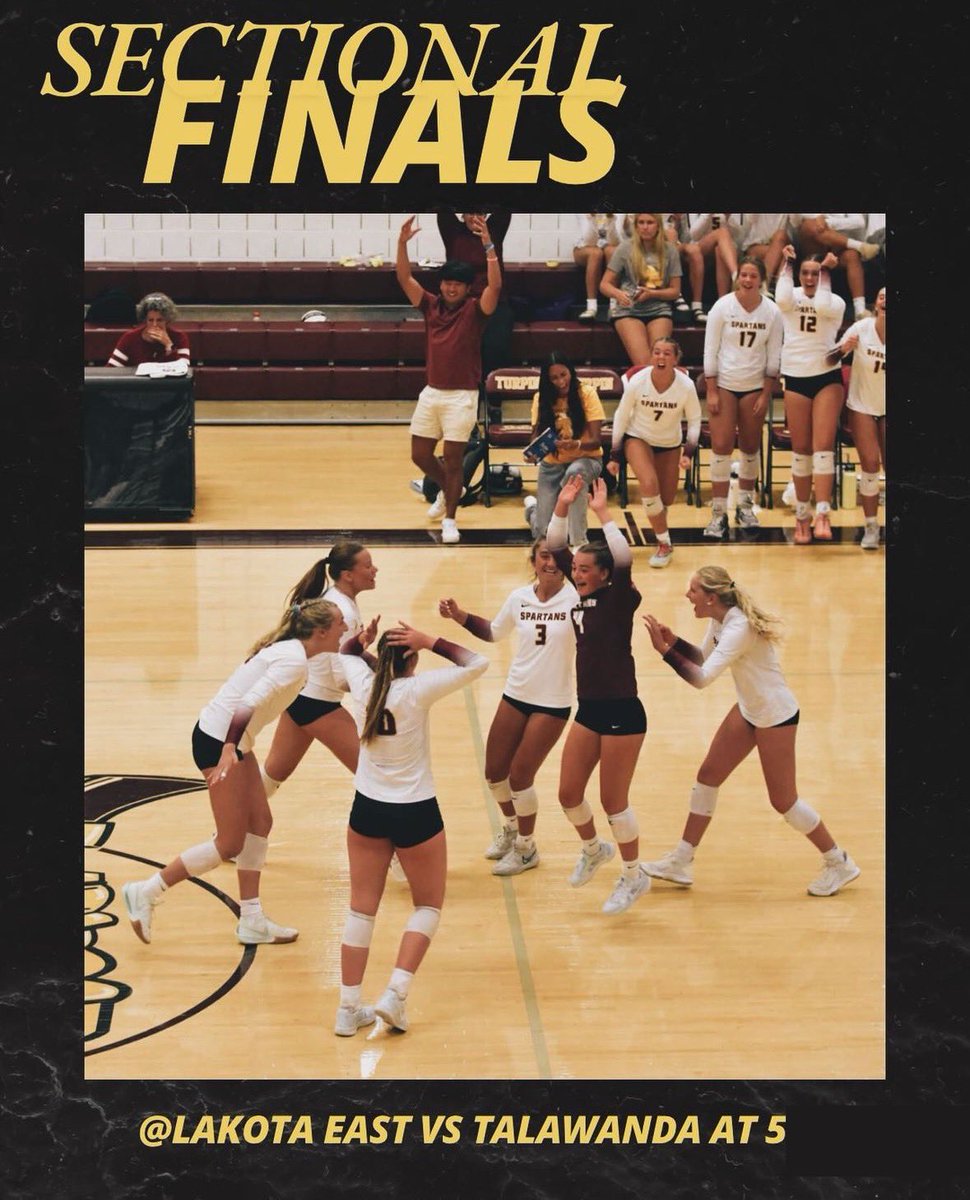 Second Round TONIGHT‼️vs Talawanda at Lakota East <a href="/TurpinSpartans/">Turpin Spartans</a>