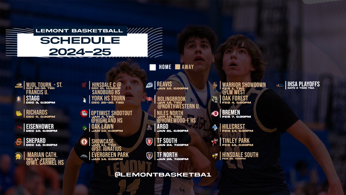 Lemont Basketball (@lemontbasketba1) on Twitter photo Looking forward to what might be our toughest schedule ever. We have a lot of featured events on the road and as always look forward to playing in front of our fans at LHS. #WeAreLemont <a href="/LHS210Athletics/">Lemont Athletics</a> Looking forward to what might be our toughest schedule ever. We have a lot of featured events on the road and as always look forward to playing in front of our fans at LHS. #WeAreLemont <a href="/LHS210Athletics/">Lemont Athletics</a>