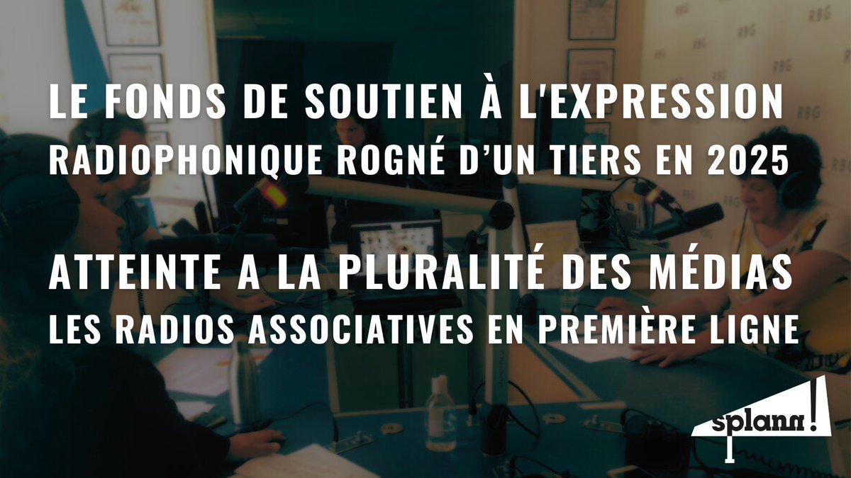 Splannenquetes's tweet image. Le projet de loi de finances prévoit de retirer près de 30 % des aides au Fonds de soutien à l’expression radiophonique locale (FSER), le faisant passer de 35 millions d’euros en 2024 à 24 millions en 2025.⚠️/1