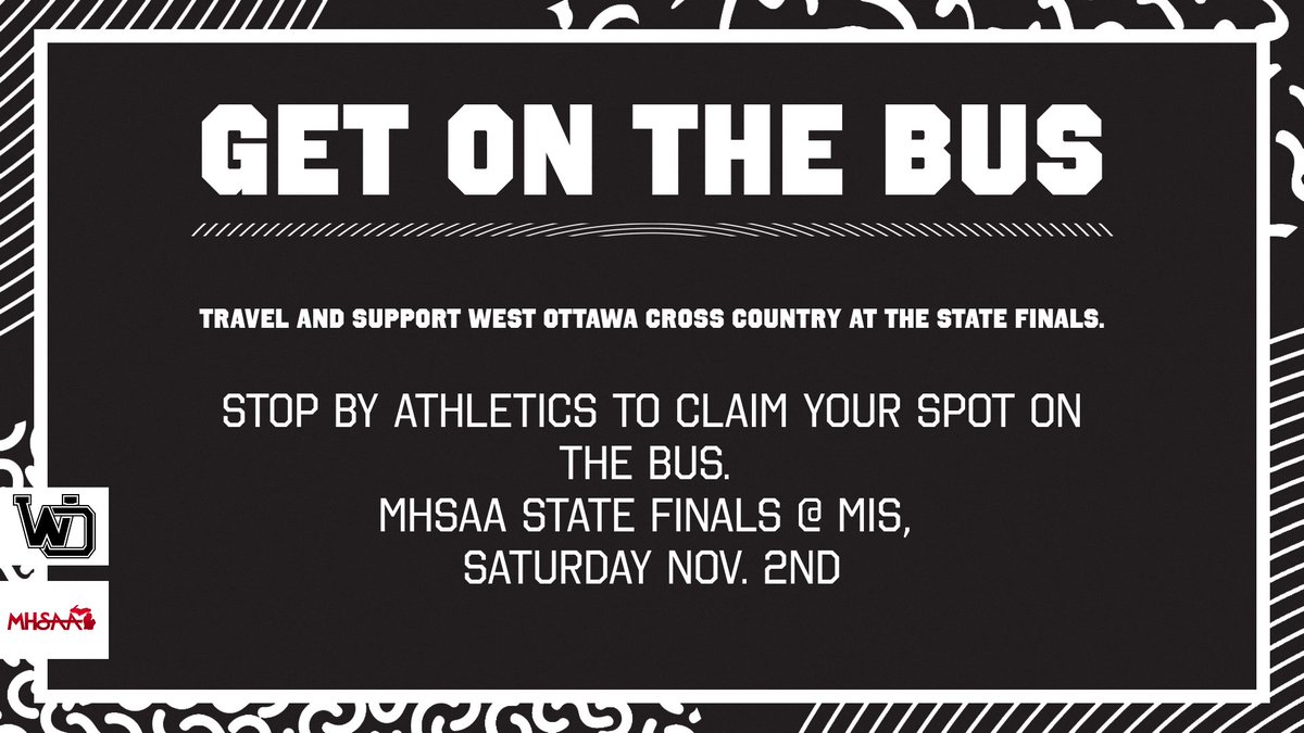 Always wanted to travel to the Cross Country State Finals? Stop by athletics today to get your spot on the Bus and support the Panthers at the biggest meet of the year. #GoWO