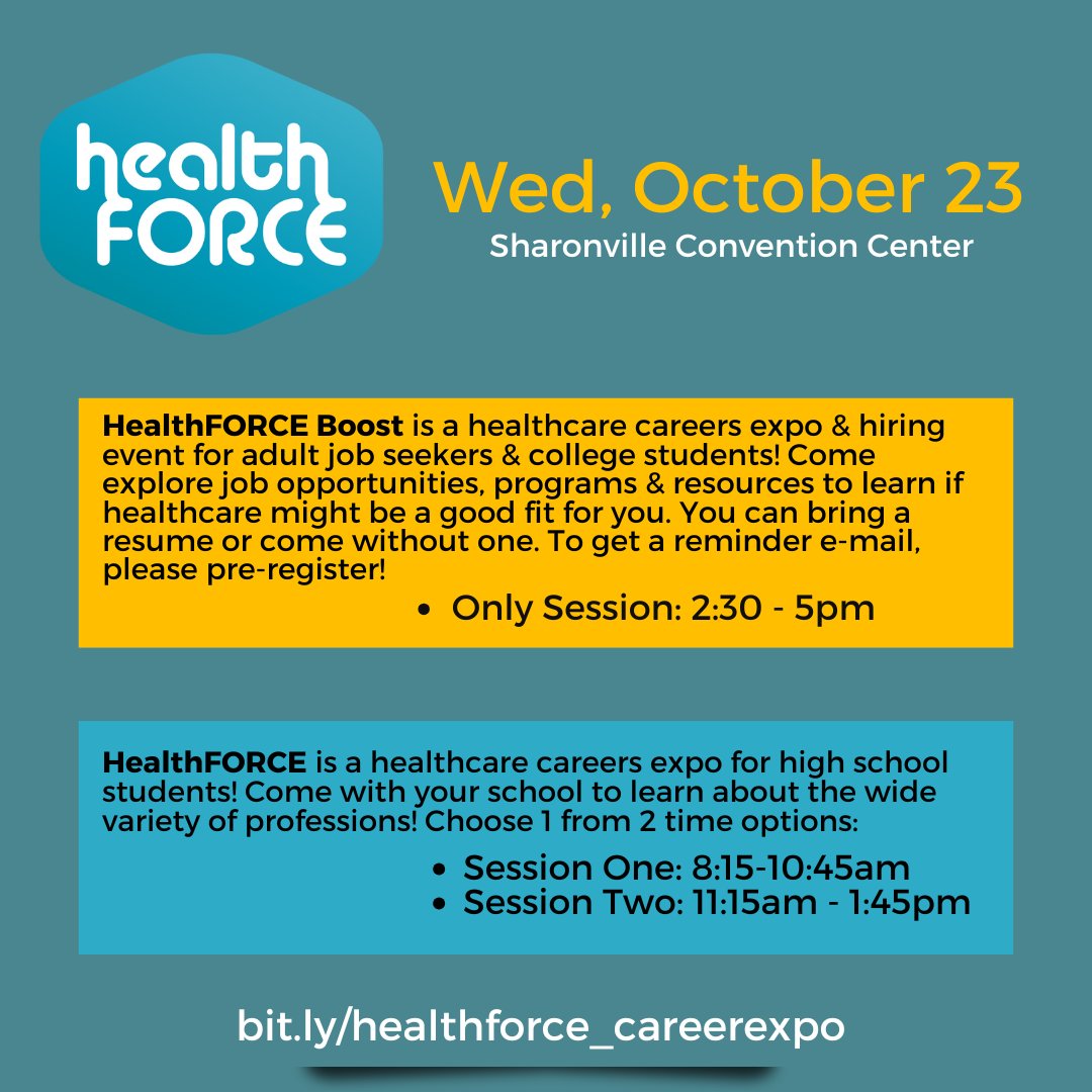 We are less than a day away from HealthFORCE? Is your school coming to the event tomorrow?! If so, make sure to like and tag us in your posts and/or use the hashtag #healthforce2024