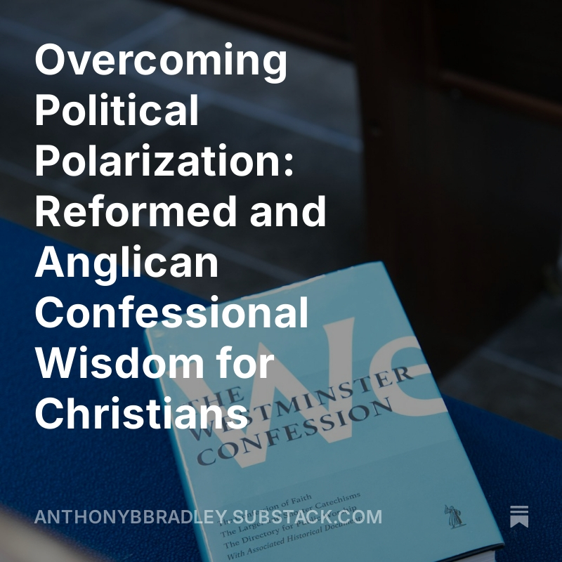 drantbradley's tweet image. Feeling torn by political polarization? Discover how Reformed and Anglican confessions offer 500 years of wisdom to guide Christians through the noise, prioritizing faith over party loyalty. A timeless perspective for a divided world. Read more👇 #FaithAndPolitics #ChurchUnity&quot;