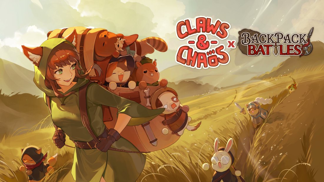 Remember when we added Rat Chef and Squirrel archer in Backpack Battles? Those critters are from Claws &amp; Chaos - which just launched! 🥳

Check out the bundle if you want to complete the set with a 10% discount:
store.steampowered.com/bundle/45657

They also have some BPB skins 🥰