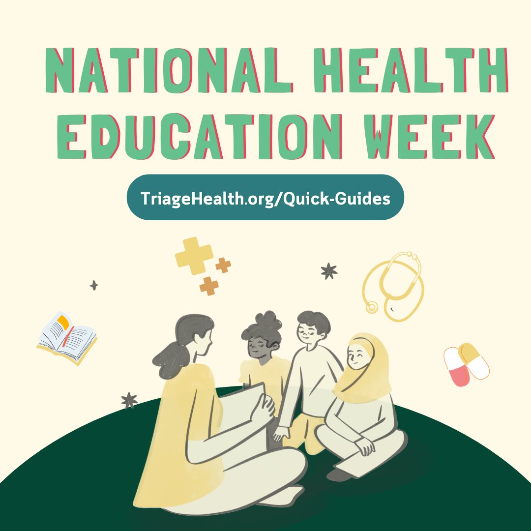 It's #NationalHealthEducationWeek! Let's celebrate the importance of health education in promoting wellness and preventing disease. Visit our Quick Guides page to start your health education journey: loom.ly/Qh7Ta6s
#NHEW